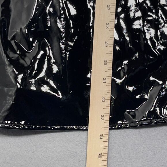 KILLSTAR Wednesday Witch Black Gloss Dress S‎ Dagger Collar Keyhole Gothic NWT - Picture 6 of 16